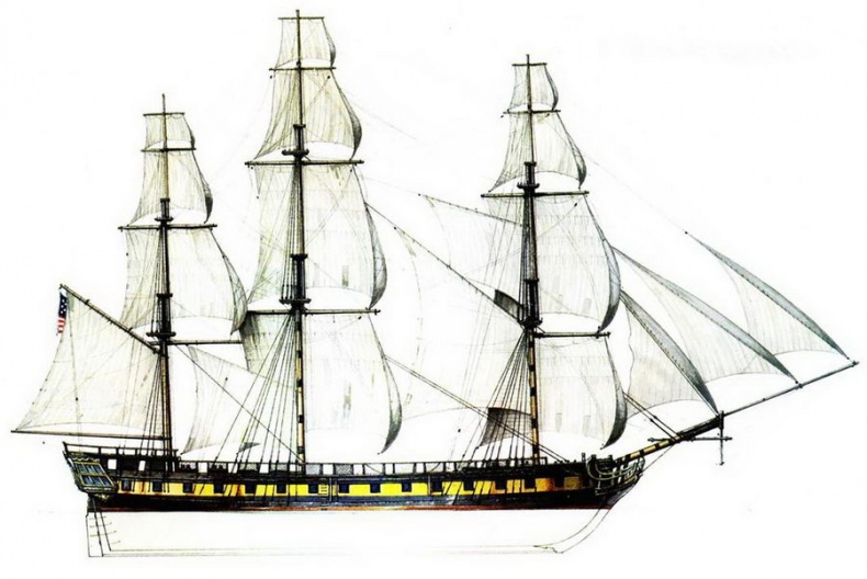 Иллюстрация к книге — Американские фрегаты, 1794–1826 [pic_52.jpg]