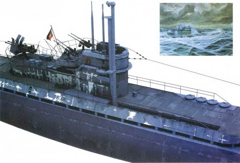 Иллюстрация к книге — Германские субмарины Тип IXC крупным планом [pic_114.jpg]