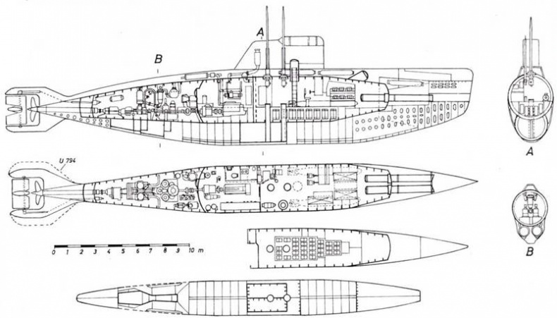 Иллюстрация к книге — Германские субмарины Тип XVII Крупным планом [pic_25.jpg]