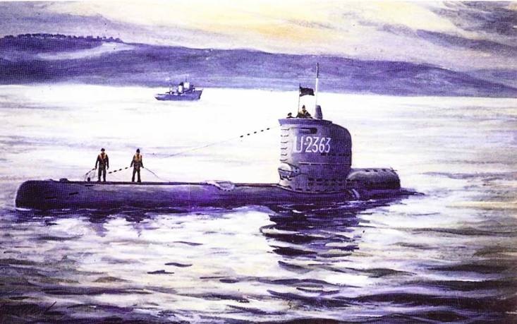 Иллюстрация к книге — Германские субмарины Тип XXIII крупным планом [pic_159.jpg]