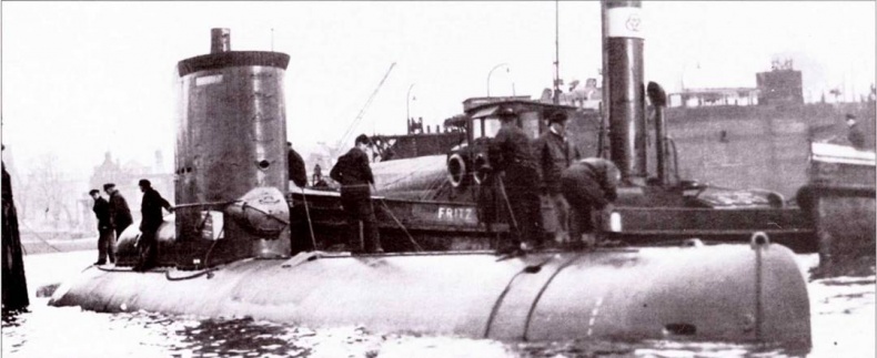 Иллюстрация к книге — Германские субмарины Тип XXIII крупным планом [pic_25.jpg]