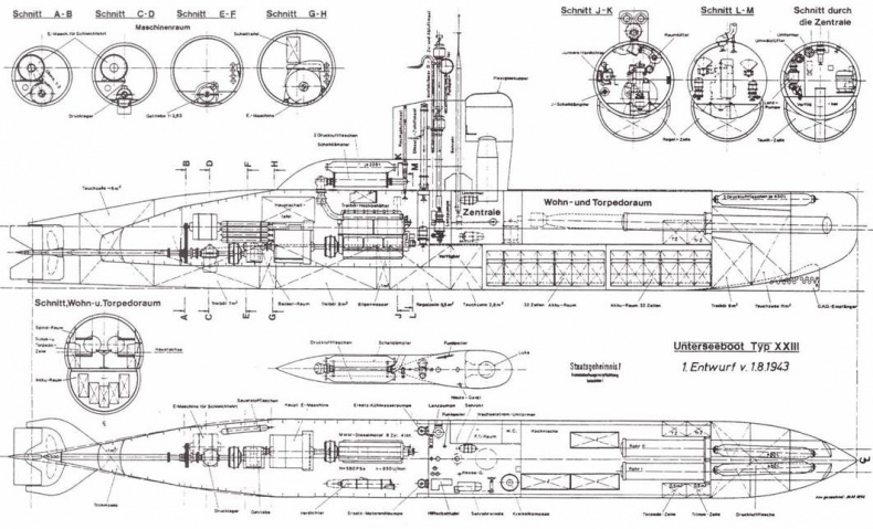 Иллюстрация к книге — Германские субмарины Тип XXIII крупным планом [pic_47.jpg]