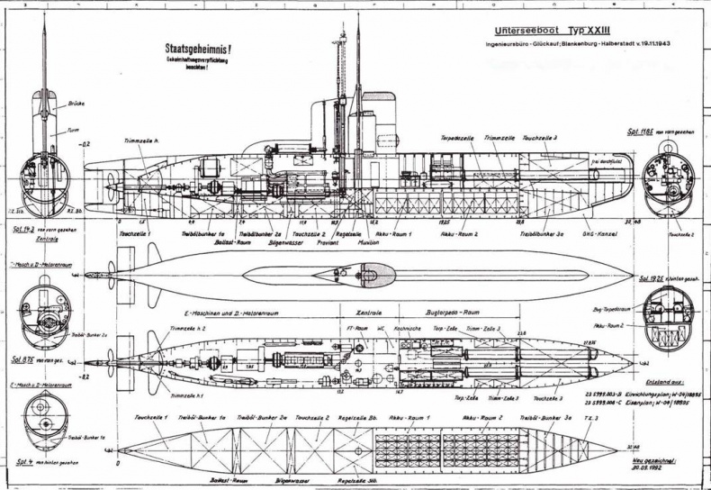 Иллюстрация к книге — Германские субмарины Тип XXIII крупным планом [pic_48.jpg]