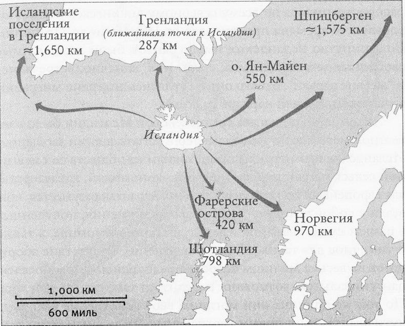 Иллюстрация к книге — Исландия эпохи викингов [map02.jpg]