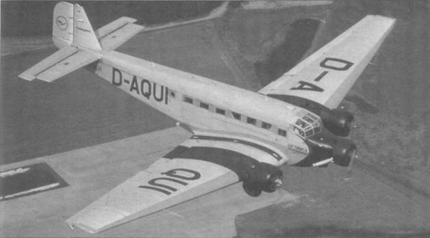 Иллюстрация к книге — Транспортный самолет Юнкерс Ju 52/3m [pic_1.jpg]
