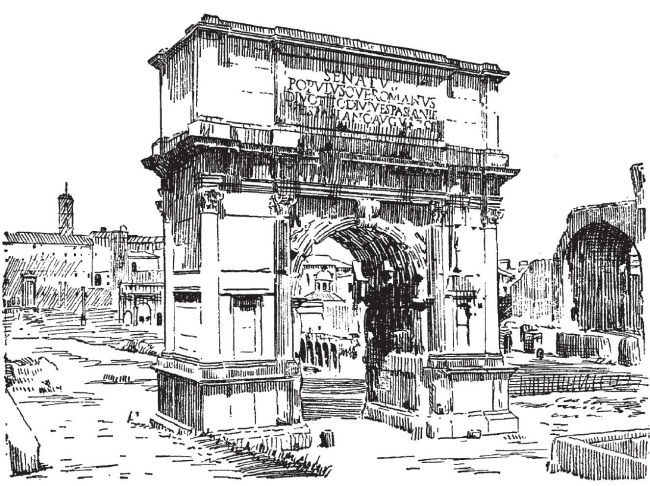 Иллюстрация к книге — Здесь был Рим. Современные прогулки по древнему городу [i_026.jpg]