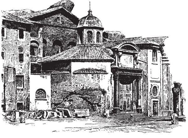 Иллюстрация к книге — Здесь был Рим. Современные прогулки по древнему городу [i_036.jpg]