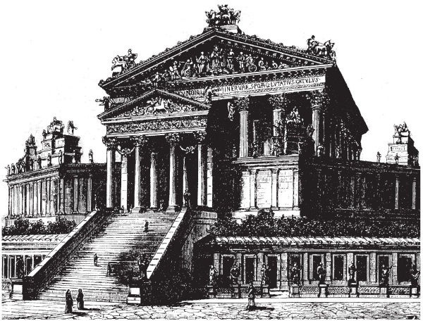 Иллюстрация к книге — Здесь был Рим. Современные прогулки по древнему городу [i_070.jpg]