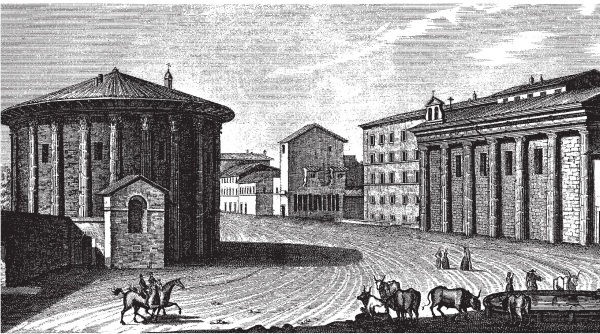 Иллюстрация к книге — Здесь был Рим. Современные прогулки по древнему городу [i_138.jpg]