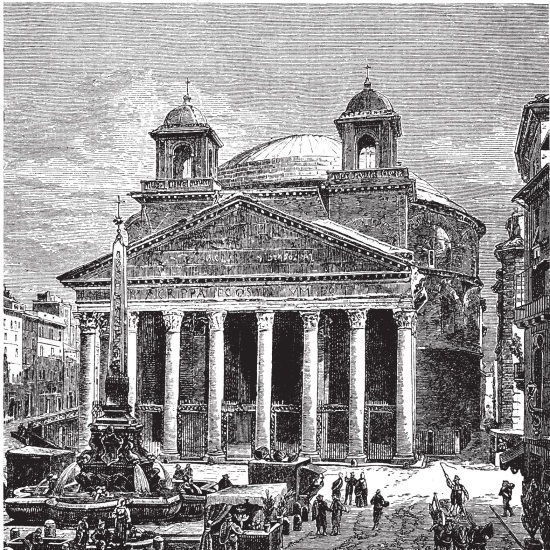 Иллюстрация к книге — Здесь был Рим. Современные прогулки по древнему городу [i_153.jpg]