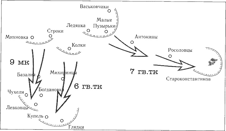 Иллюстрация к книге — Танки ведет Рыбалко. Боевой путь 3-й Гвардейской танковой армии [sch086.jpg]