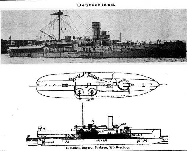 Иллюстрация к книге — Первые броненосцы Германии [pic_67.jpg]