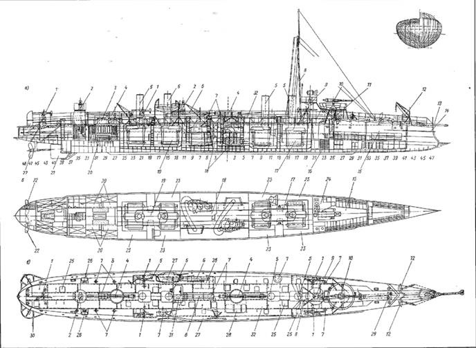 Иллюстрация к книге — Эскадренные миноносцы типа Форель (1898-1925) [pic_8.jpg]