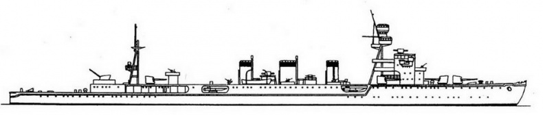 Иллюстрация к книге — Легкие крейсера Японии. 1917-1945 гг. [img_103.jpg]