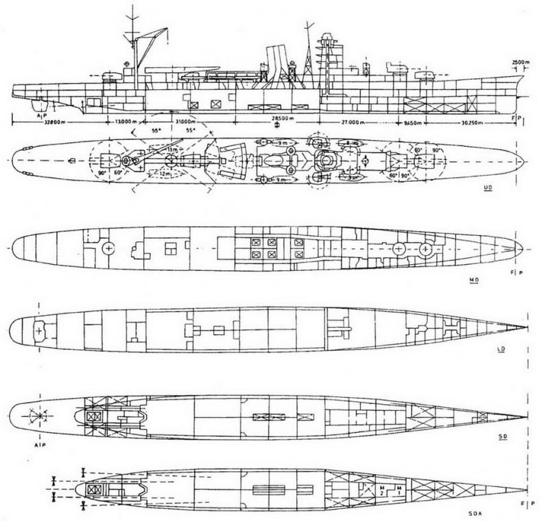 Иллюстрация к книге — Легкие крейсера Японии. 1917-1945 гг. [img_171.jpg]