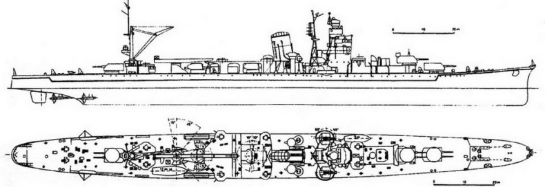 Иллюстрация к книге — Легкие крейсера Японии. 1917-1945 гг. [img_173.jpg]