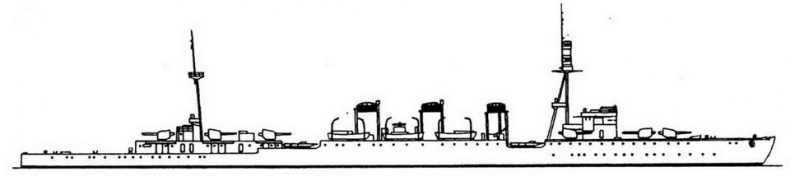 Иллюстрация к книге — Легкие крейсера Японии. 1917-1945 гг. [img_26.jpg]