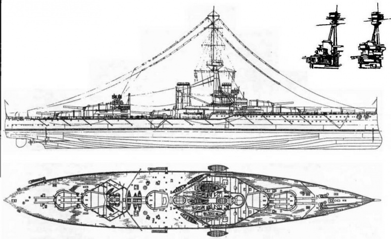 Иллюстрация к книге — Линейные корабли типа “Орион”. 1908-1930 гг. [img_41.jpg]