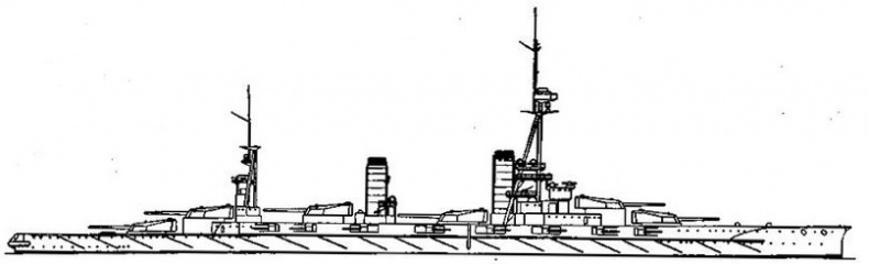 Иллюстрация к книге — Линейные корабли Японии. 1909-1945 гг. [img_35.jpg]