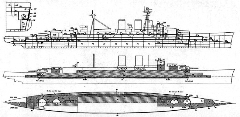 Иллюстрация к книге — Линейные крейсера Англии. Часть IV. 1915-1945 гг. [pic_34.jpg]