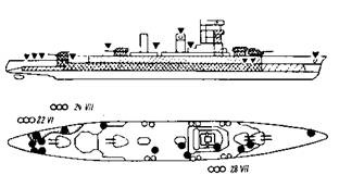 Иллюстрация к книге — Линейные крейсера Японии. 1911-1945 гг. [pic_74.jpg]