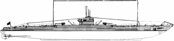 Иллюстрация к книге — Боевые корабли японского флота 10.1918-8.1945 гг. Подводные лодки [i_052.jpg]