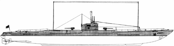 Иллюстрация к книге — Боевые корабли японского флота 10.1918-8.1945 гг. Подводные лодки [i_055.jpg]
