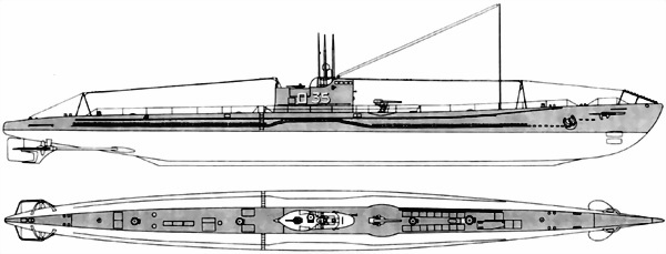 Иллюстрация к книге — Боевые корабли японского флота 10.1918-8.1945 гг. Подводные лодки [i_087.jpg]