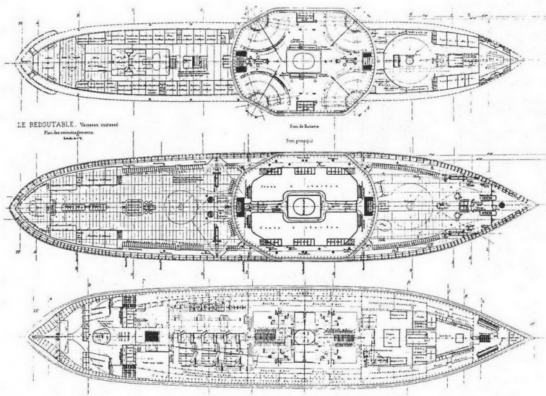 Иллюстрация к книге — Броненосцы типа “Редутабль&quot; (1871-1921) [img_5.jpg]