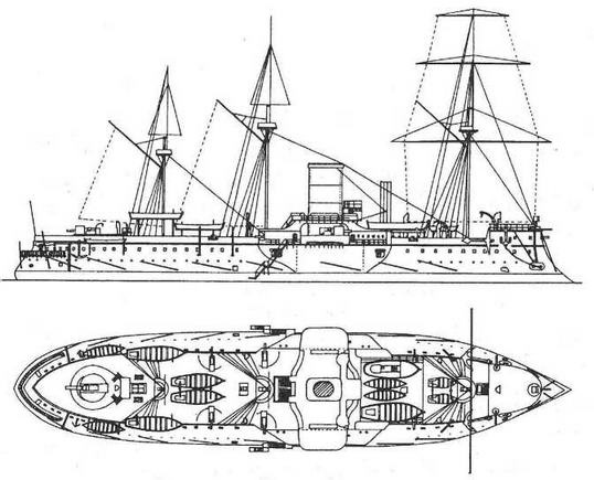 Иллюстрация к книге — Броненосцы типа “Редутабль&quot; (1871-1921) [img_9.jpg]