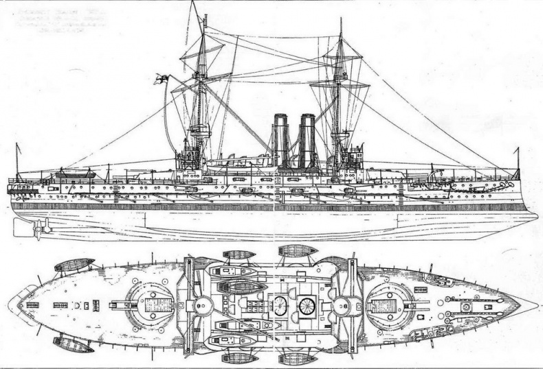 Иллюстрация к книге — Броненосцы типа «Канопус», 1896–1922 гг. [pic_12.jpg]