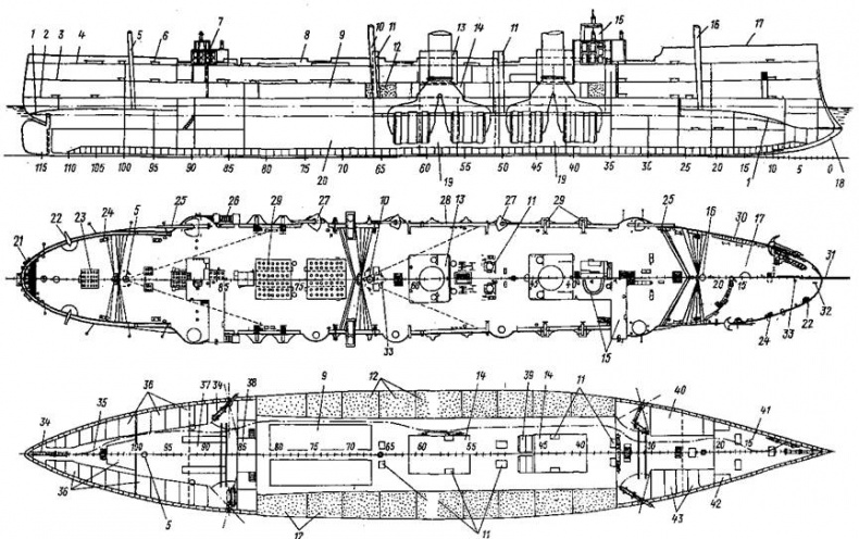 Иллюстрация к книге — Крейсер I ранга &quot;Рюрик&quot; (1889-1904) [pic_13.jpg]
