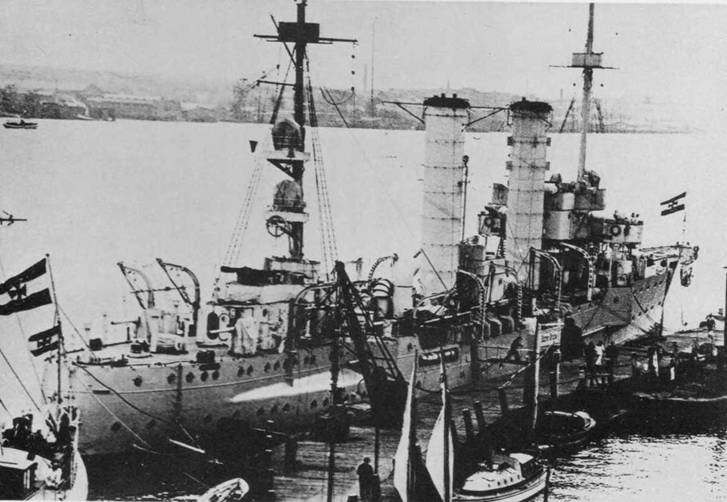 Иллюстрация к книге — Легкие крейсера германии (1914 – 1918 гг.) Часть 2 [pic_105.jpg]