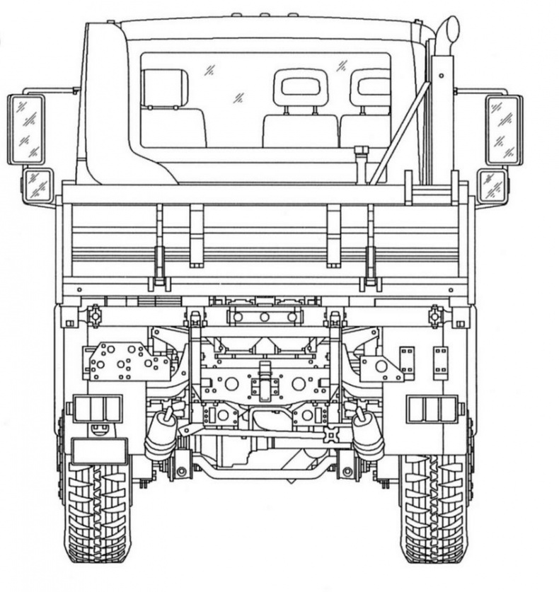 Иллюстрация к книге — Бронетранспортёры на шасси UNIMOG 1950 - 2009 гг. [img_32.jpg]