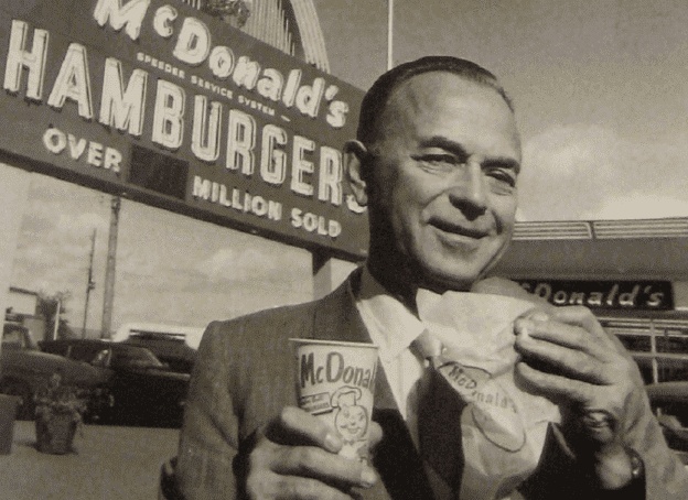 Иллюстрация к книге — McDonalds. Как создавалась империя [nafotoraymondalbertkroc.jpg]