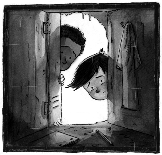 Иллюстрация к книге — Школа Жуткинса. Шкафчик съел Люси! [i_016.jpg]