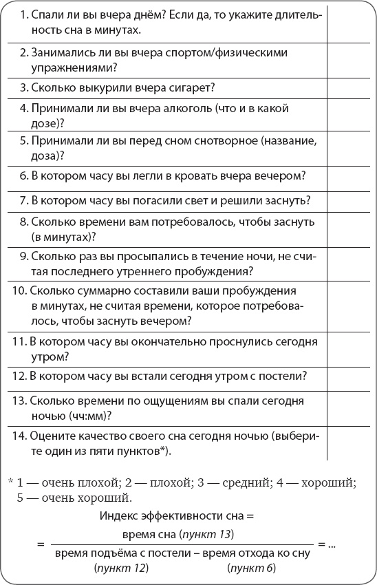 Иллюстрация к книге — Как победить бессонницу? Здоровый сон за 6 недель [i_044.jpg]