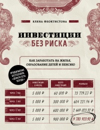 Книга Инвестиции без риска. Как заработать на жилье, образование детей и пенсию Книга Инвестиции без риска. Как заработать на жилье, образование детей и пенсию