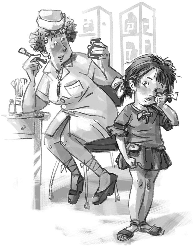 Иллюстрация к книге — Богиня Чортичо. Про черную руку, питонцев, платье в горошек и красивую девочку из прошлого века [img_14.jpg]