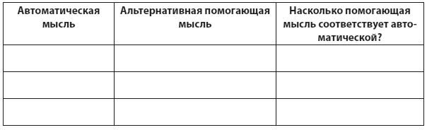 Иллюстрация к книге — Техники когнитивной психотерапии [i_035.jpg]