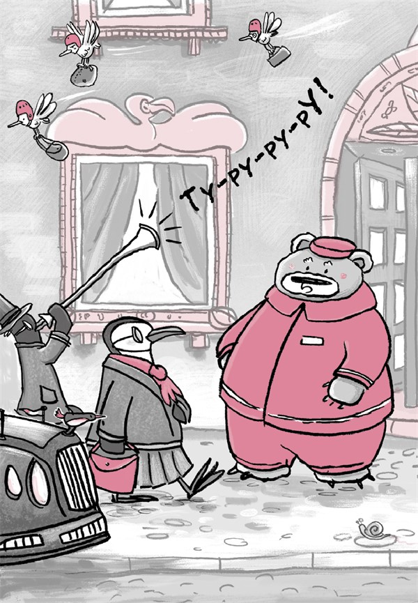 Иллюстрация к книге — Отель «Фламинго». Пингвины требуют льда! [i_002.jpg]