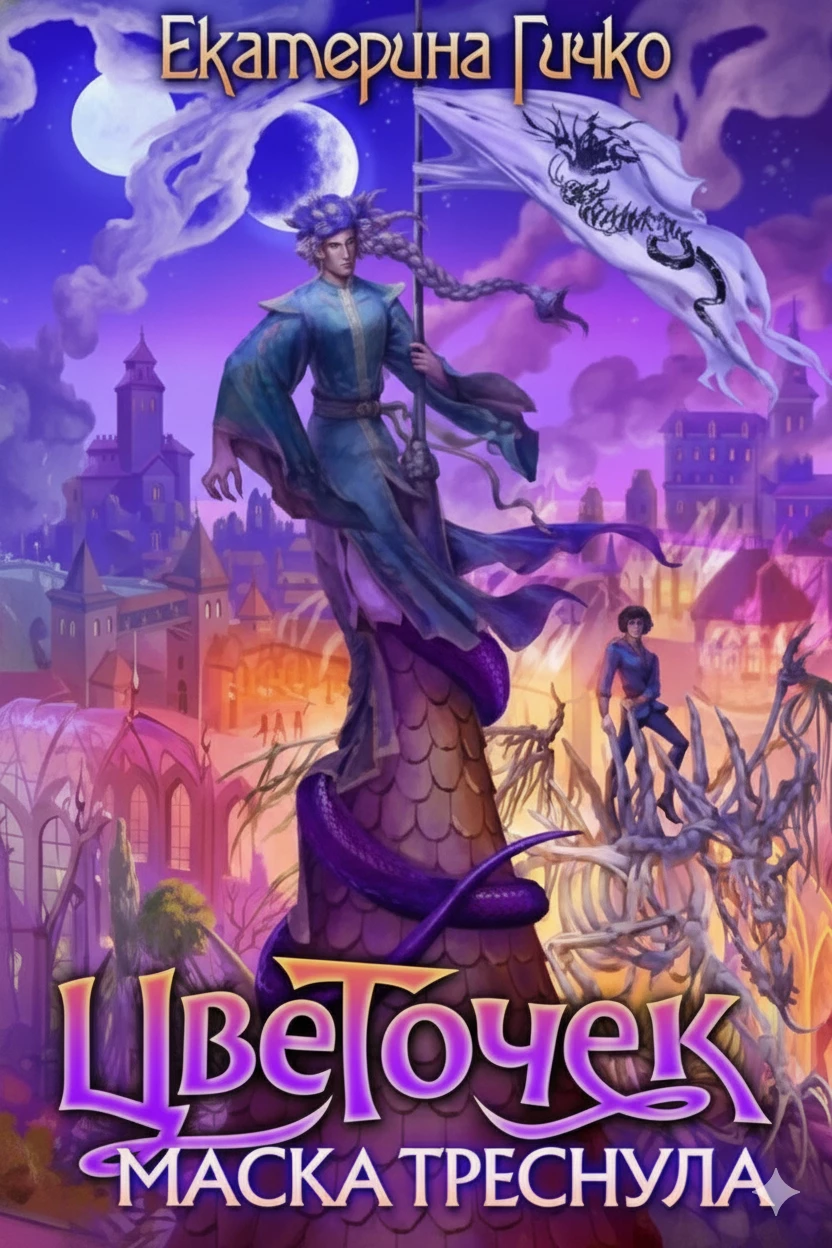 Книга Цветочек. Маска треснула. Том 2 Книга Цветочек. Маска треснула. Том 2