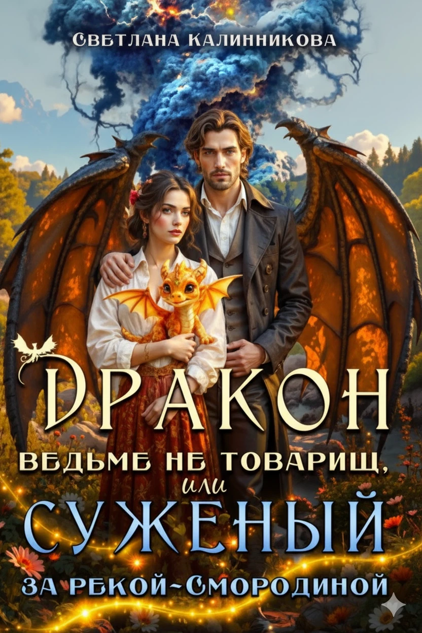 Книга Дракон ведьме не товарищ, или суженый за рекой Смородиной Книга Дракон ведьме не товарищ, или суженый за рекой Смородиной