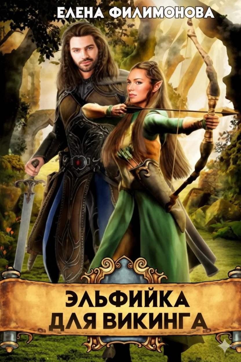 Книга Эльфийка для викинга Книга Эльфийка для викинга