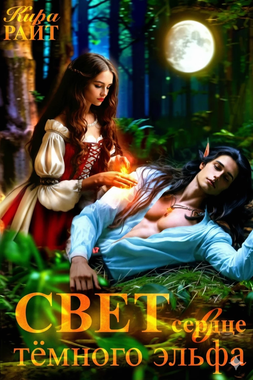 Книга Свет в сердце тёмного эльфа