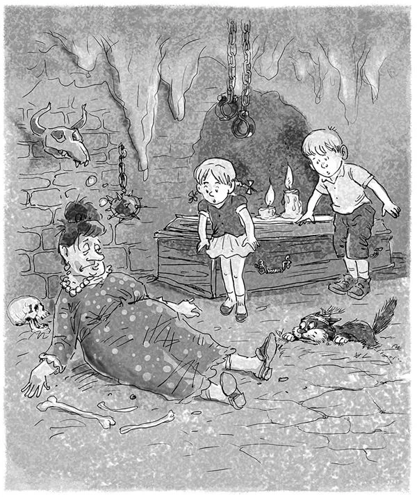 Иллюстрация к книге — Кот Страус и пещера страха [i_016.webp]