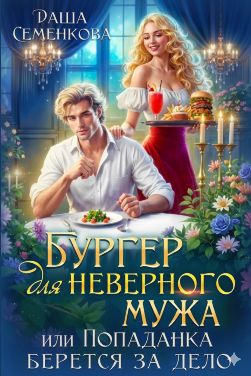 Книга Бургер для неверного мужа, или Попаданка берется за дело