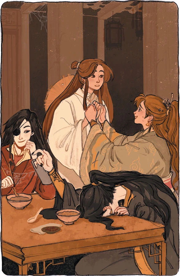 Иллюстрация к книге — Благословение небожителей. Том 3 [book-illustration-4.webp]