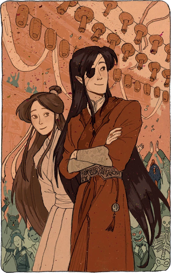 Иллюстрация к книге — Благословение небожителей. Том 6 [book-illustration-8.webp]