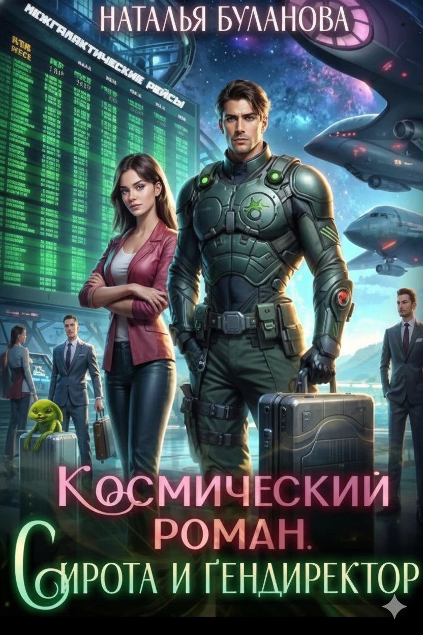 Книга Космический роман. Сирота и гендиректор